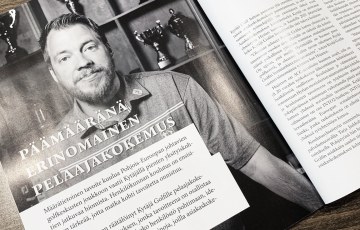 Kuva Kytäjä Golf -lehden Päämääränä erinomainen pelaajakokemus -artikkelista